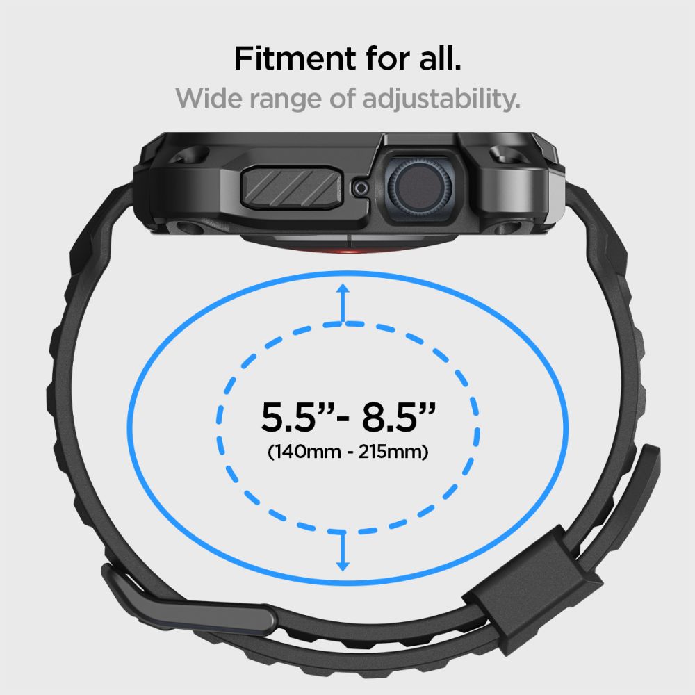 Case Tough Armor Pro Metal Apple Watch 45mm Series 7 Black