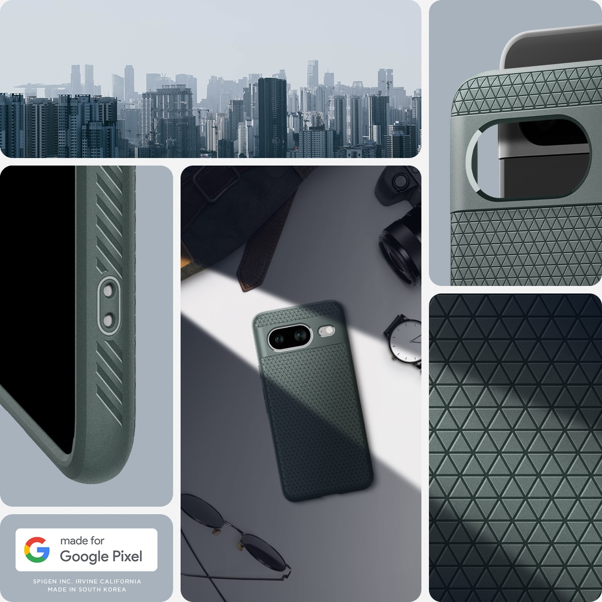 Case Liquid Air Google Pixel 8 Abyss Green