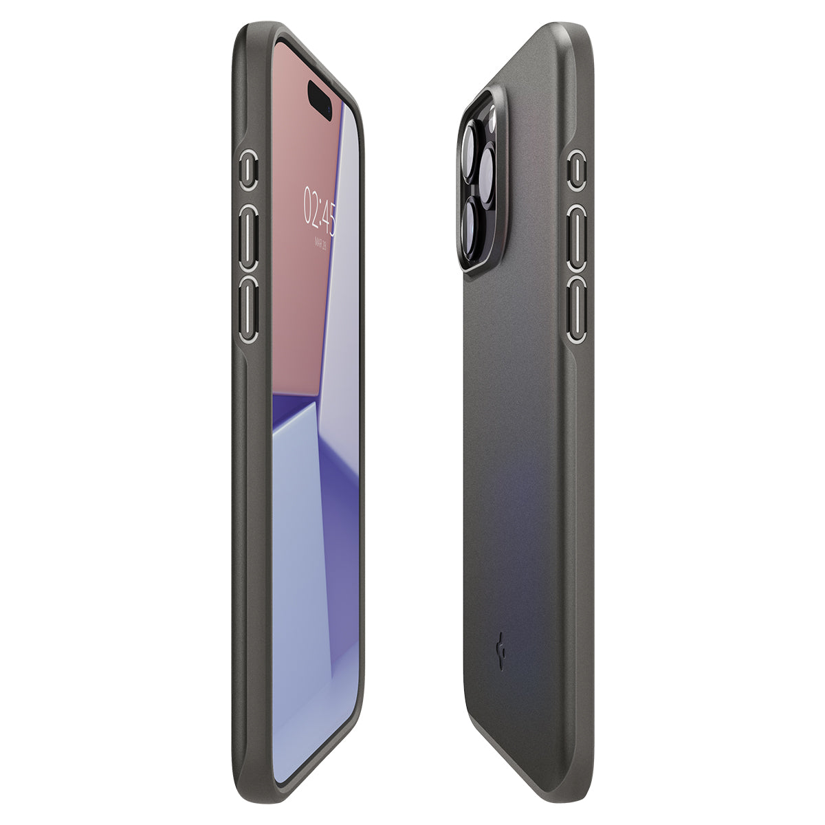 Case Thin Fit iPhone 15 Pro Gunmetal