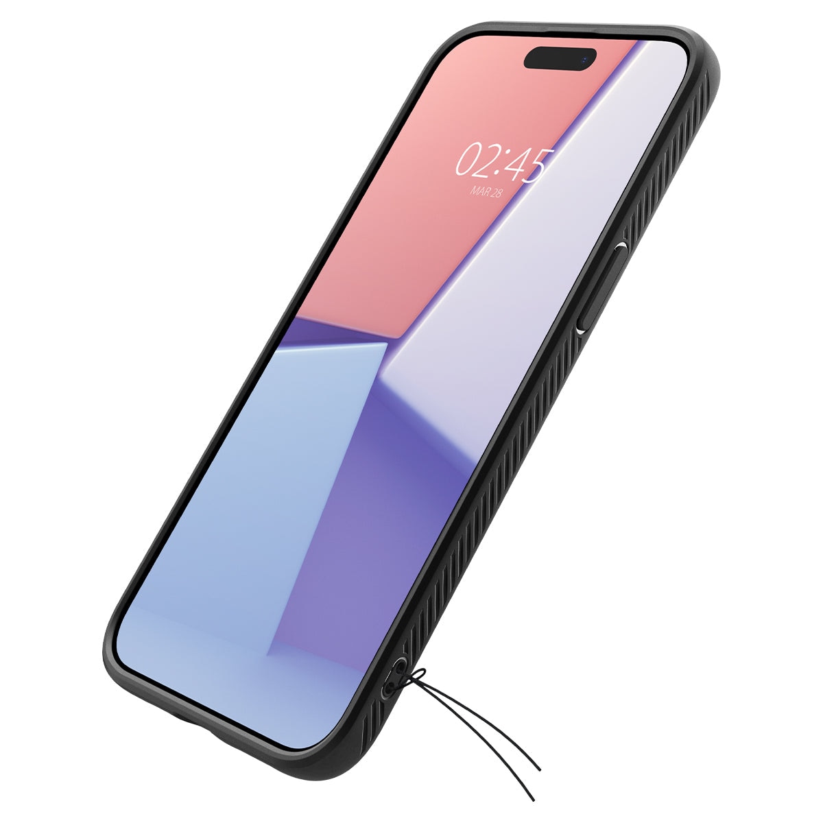 Case Liquid Air iPhone 15 Pro zwart