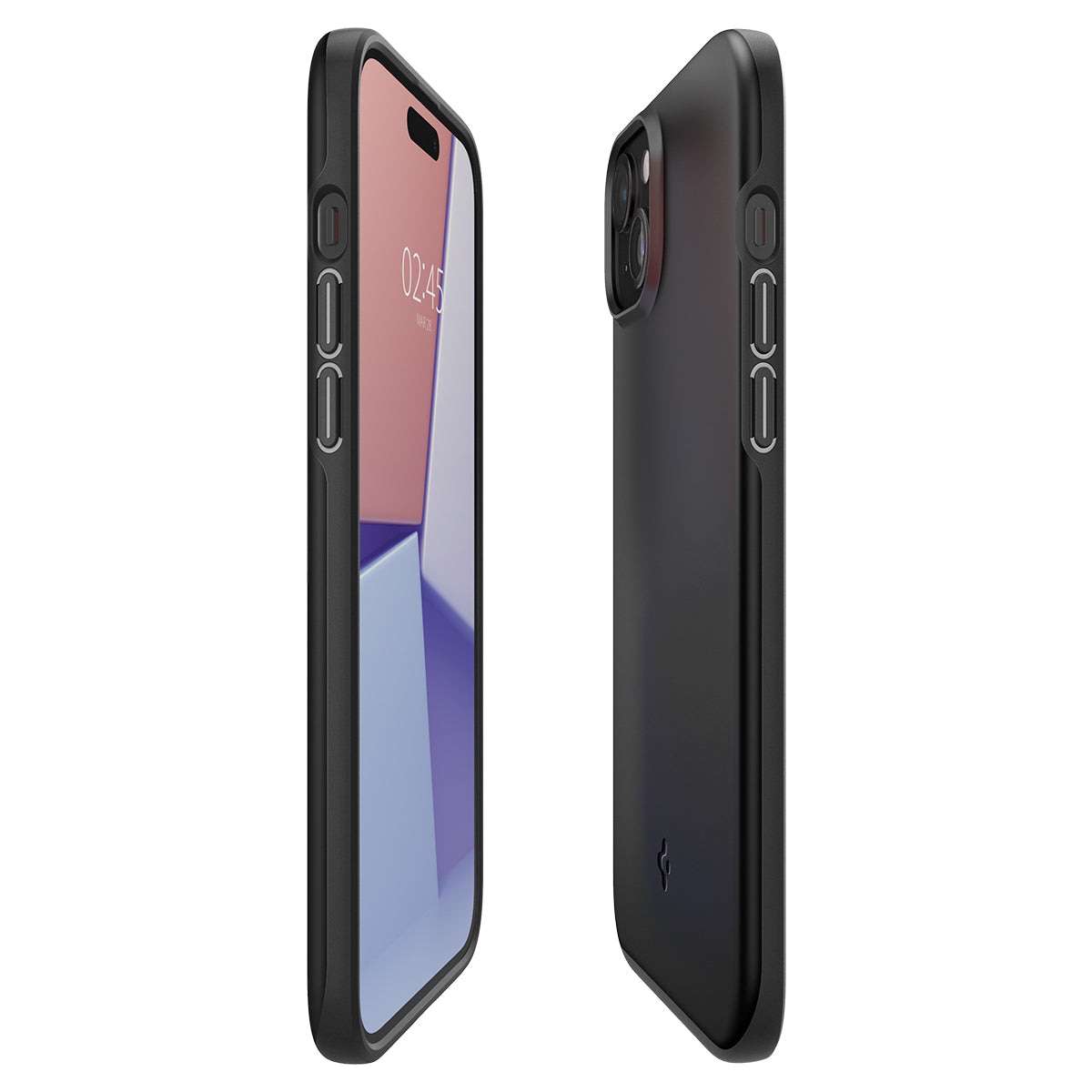 Case Thin Fit iPhone 15 zwart