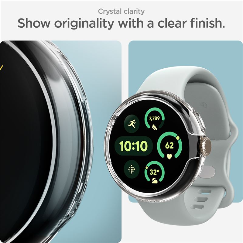 Case Thin Fit Google Pixel Watch 3 41mm Crystal Clear