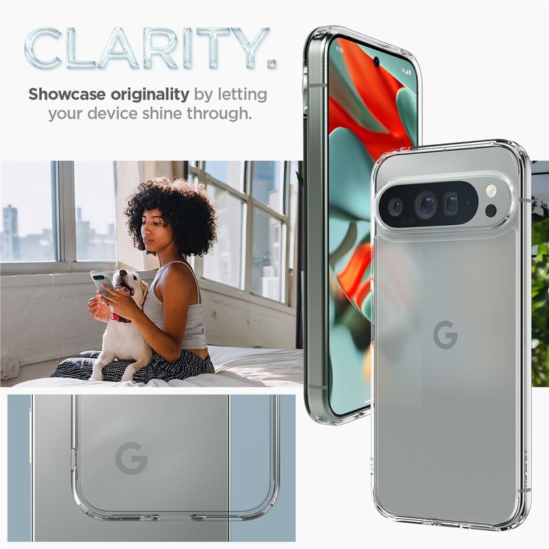 Case Ultra Hybrid Google Pixel 9 Pro XL Crystal Clear