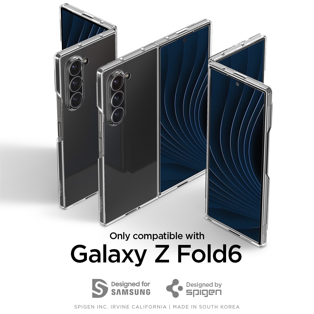 Case AirSkin Samsung Galaxy Z Fold 6 Crystal Clear