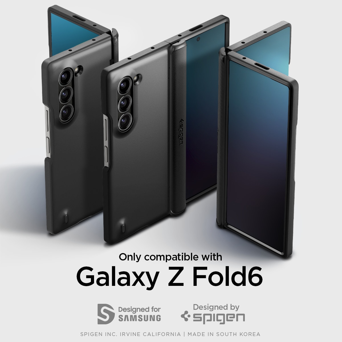 Samsung Galaxy Z Fold 6 Slim Armor Pro Case Black