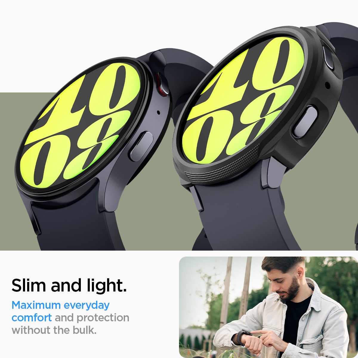 Case Liquid Air Samsung Galaxy Watch 7 40mm Black