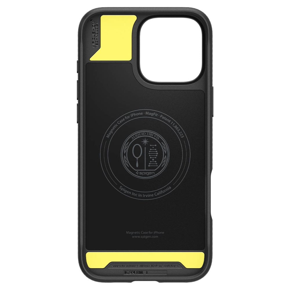 Case Rugged Armor MagSafe iPhone 16 Pro Max Zwart