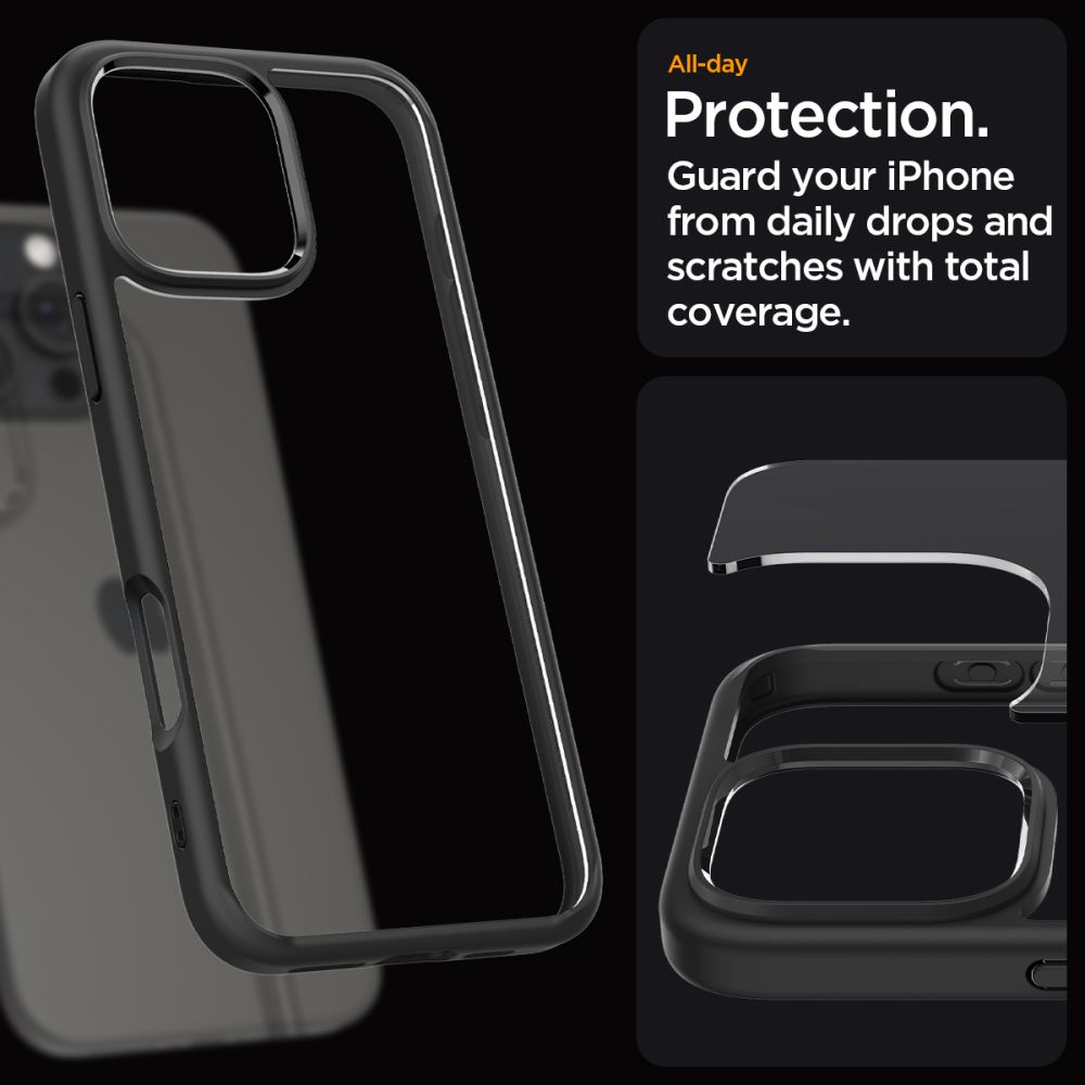 Case Ultra Hybrid iPhone 16 Pro Max Matte Black