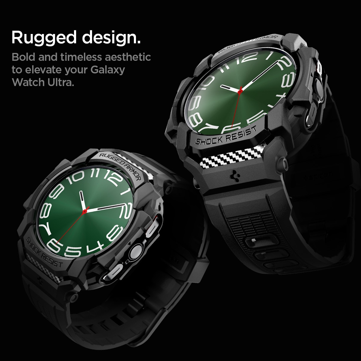 Rugged Armor Pro Samsung Galaxy Watch Ultra 47mm Black