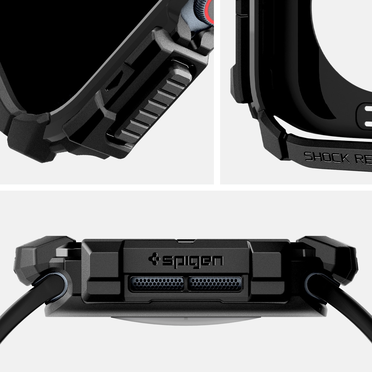 Case Rugged Armor Apple Watch Series 10 42mm Black