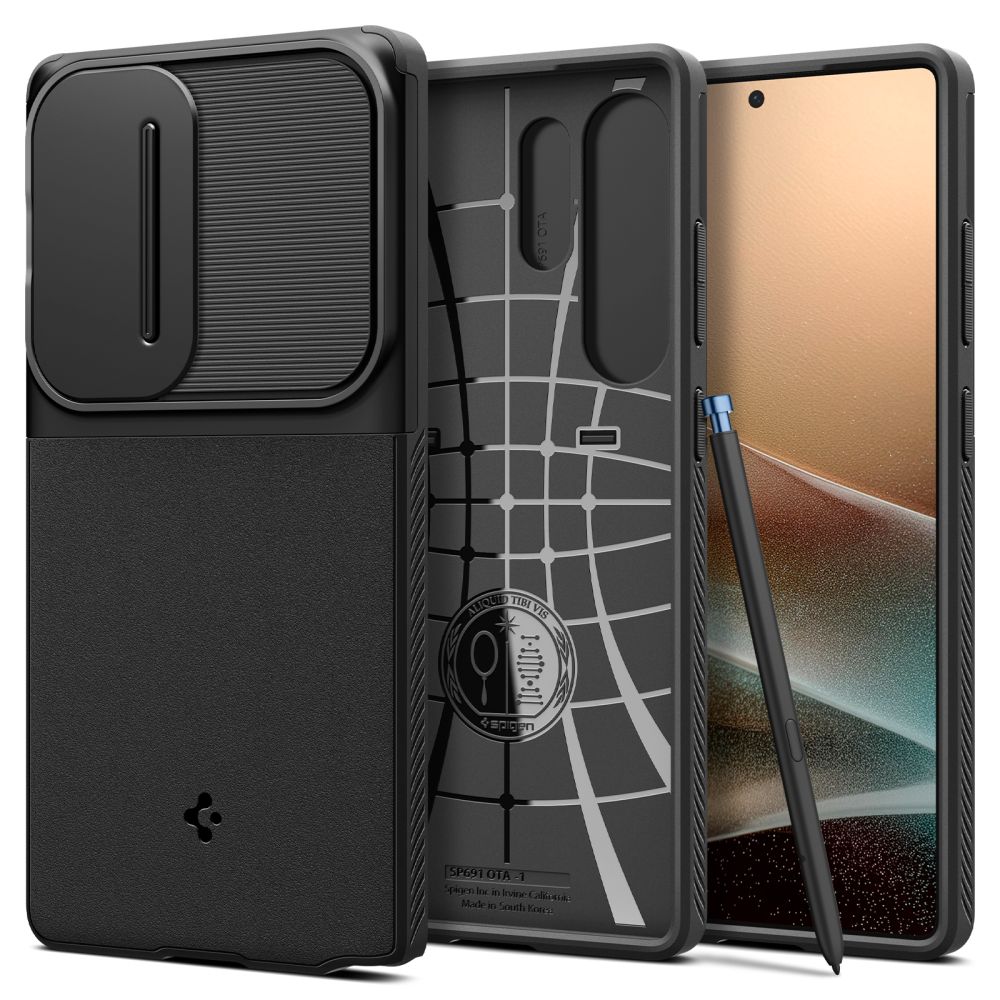 Case Optik Armor Samsung Galaxy S25 Ultra Zwart