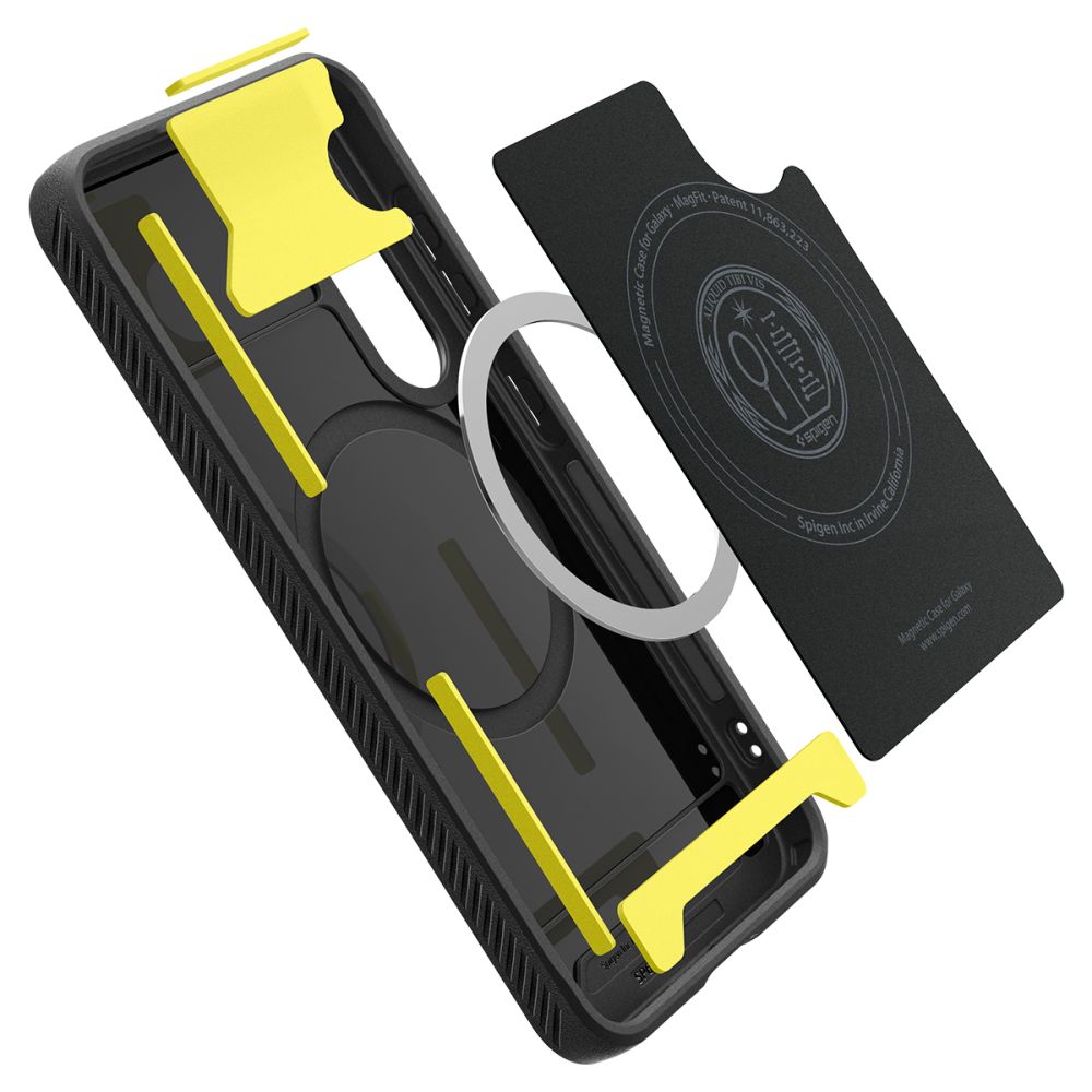 Case Rugged Armor MagSafe Samsung Galaxy S25 Zwart