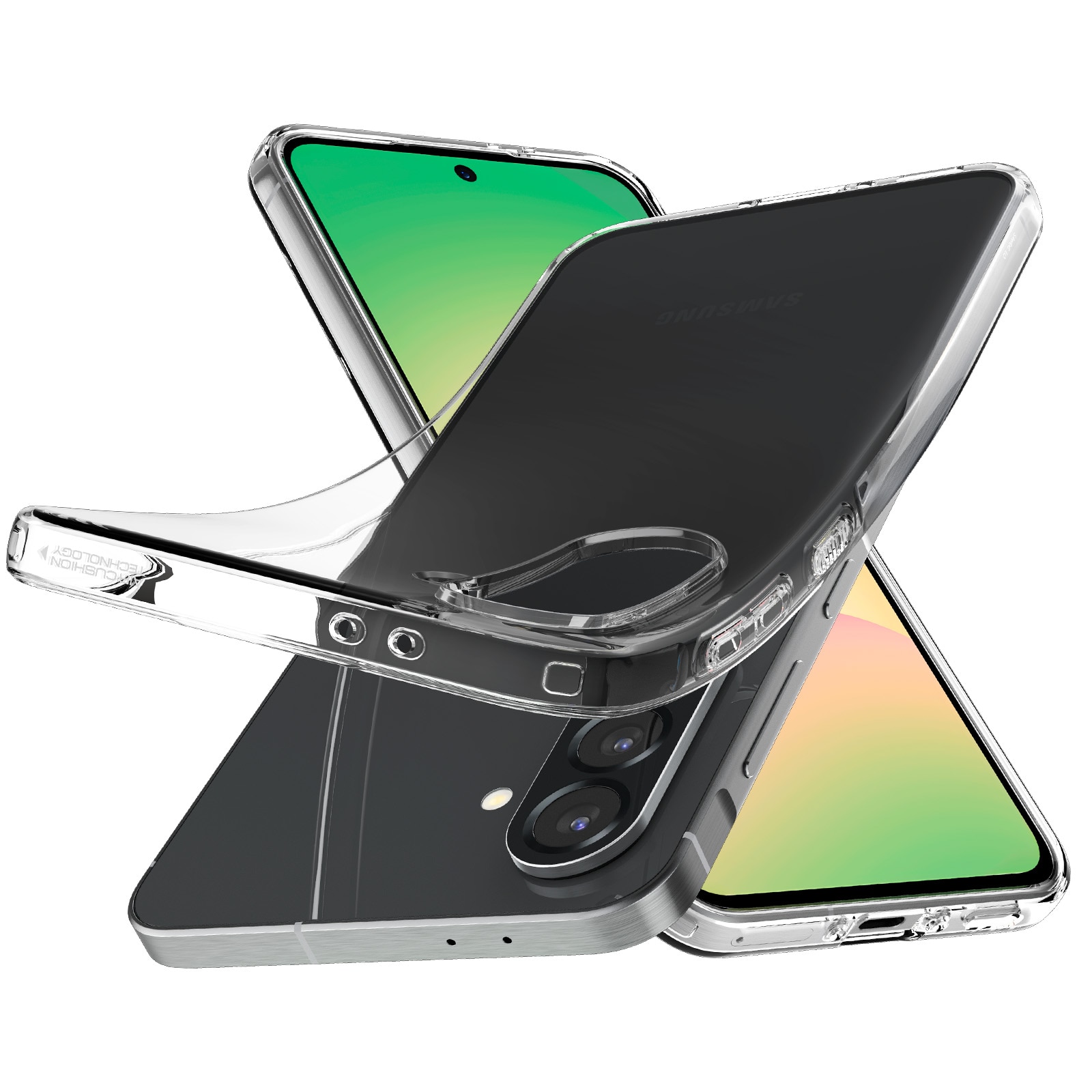 Case Liquid Crystal Samsung Galaxy A56 Crystal Clear