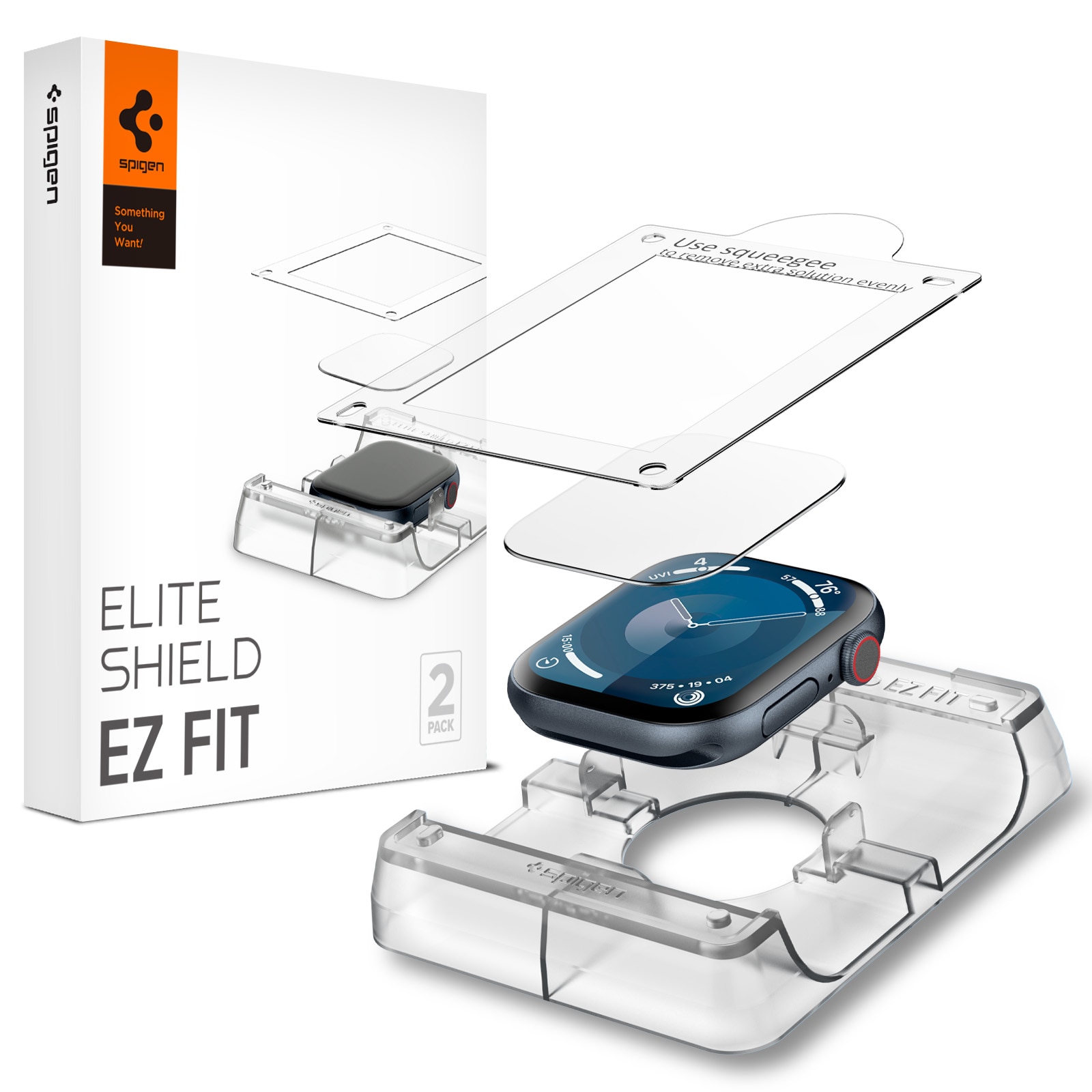 Screen Protector EliteShield EZ Fit (2-pack) Apple Watch Series 10 46mm