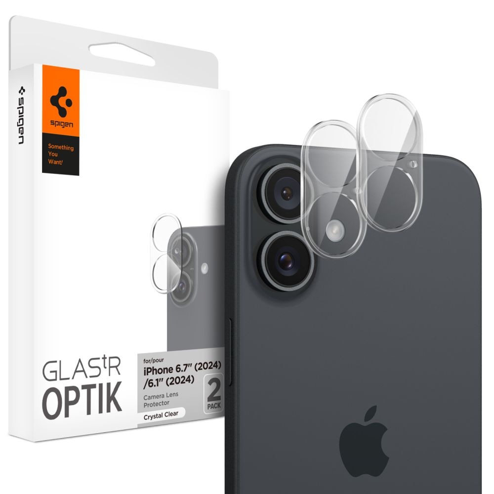 Optik Lens Protector (2-pack) iPhone 16 Clear