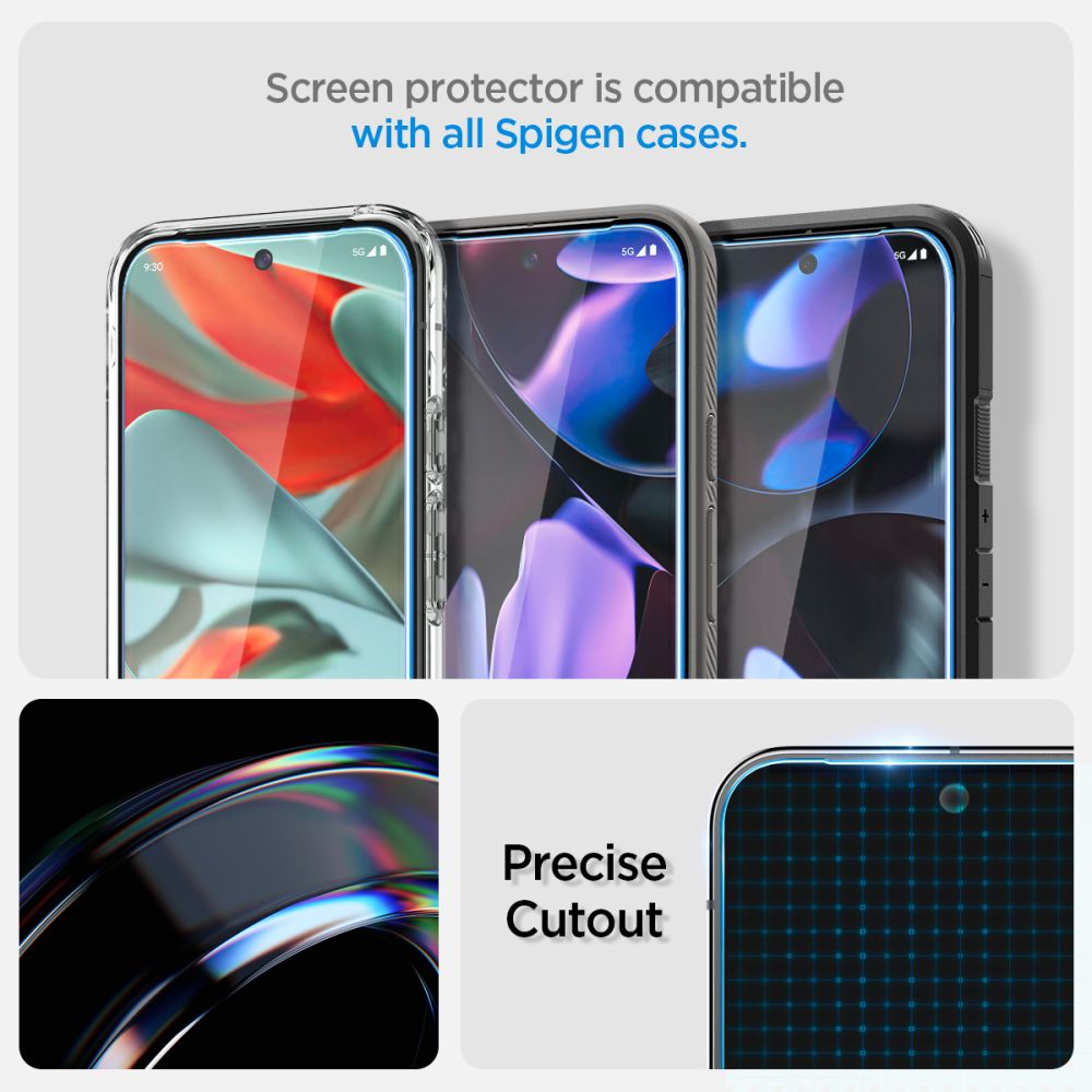 Screen Protector GLAS.tR EZ Fit (2-pack) Google Pixel 9 Pro