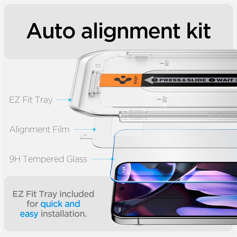 Screen Protector GLAS.tR EZ Fit (2-pack) Google Pixel 9 Pro XL