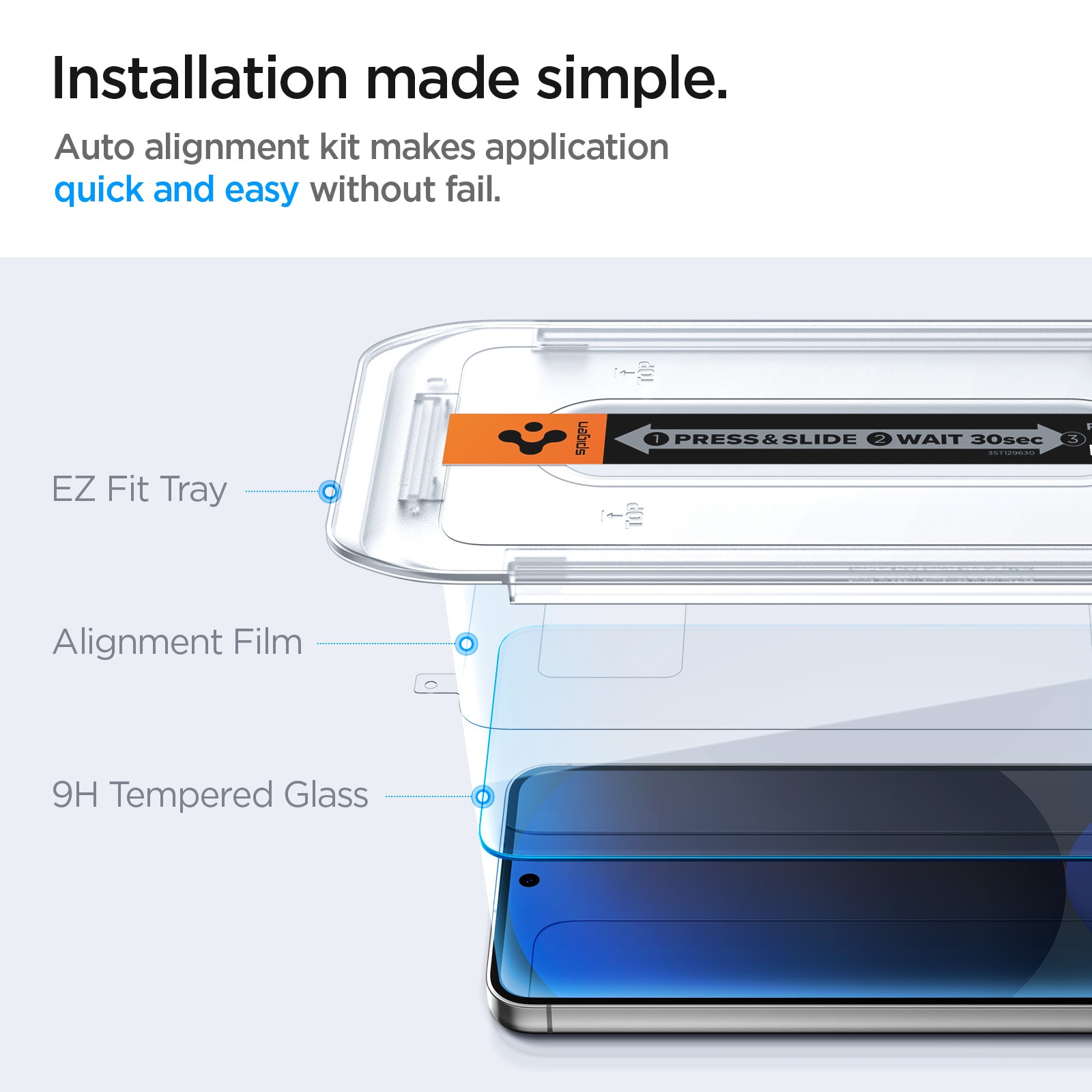 Screen Protector GLAS.tR EZ Fit (2-pack) Samsung Galaxy S24 FE