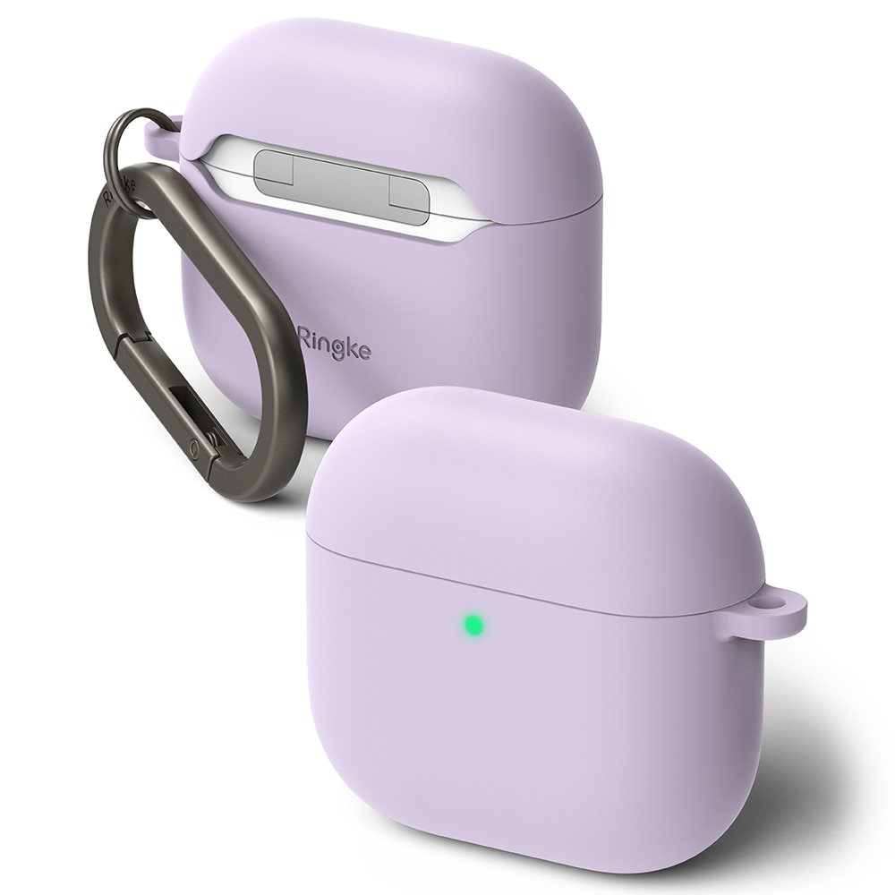 Silicone Hoesje Apple AirPods 4 Light Purple