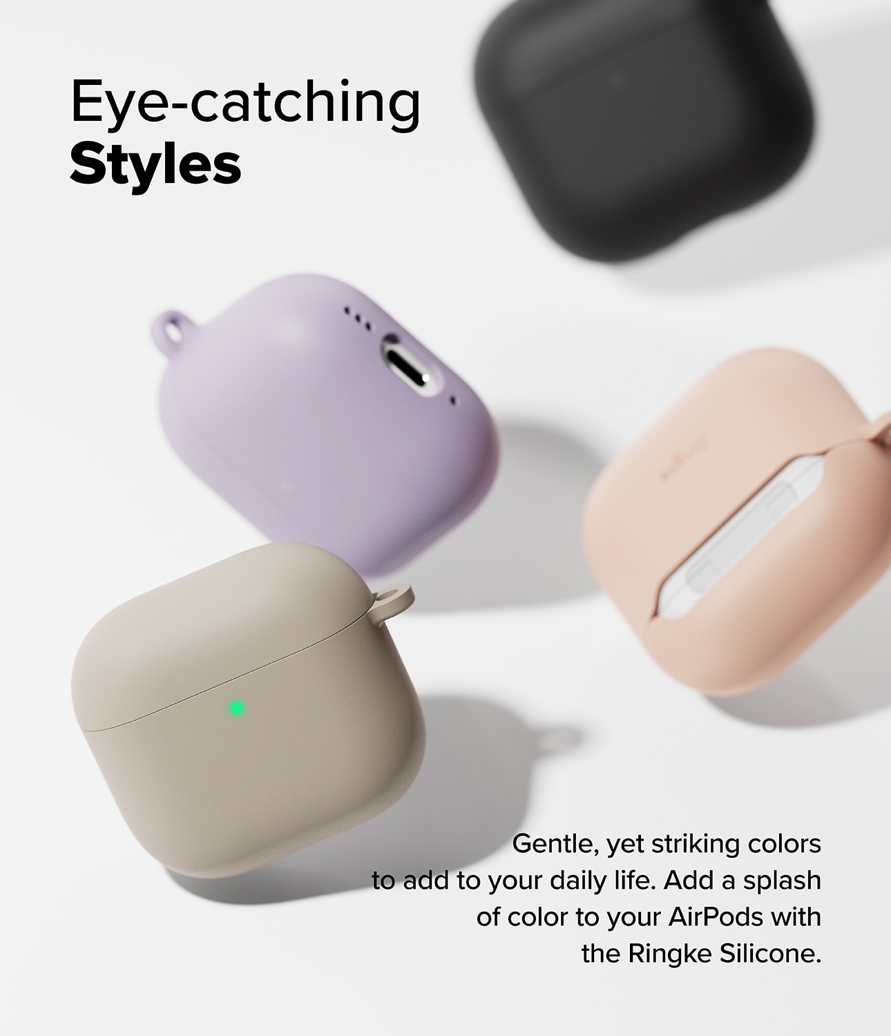 Silicone Hoesje Apple AirPods 4 Light Purple