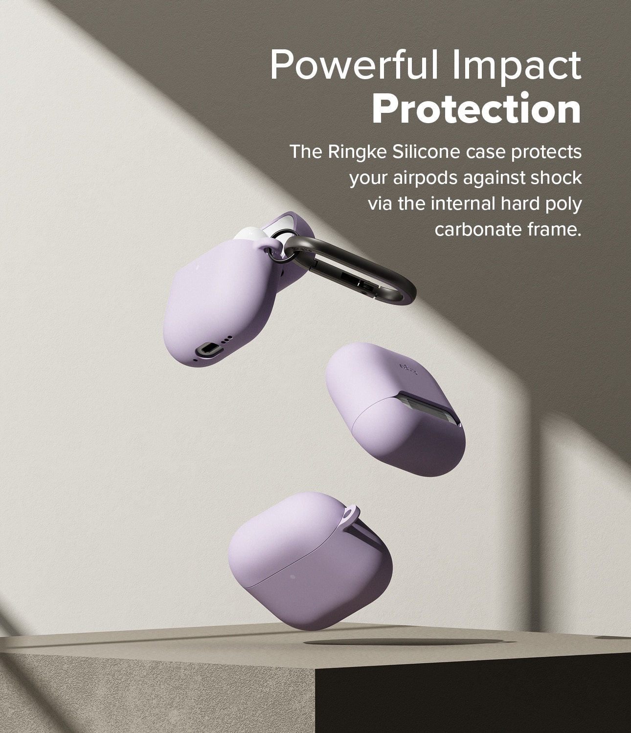 Silicone Hoesje Apple AirPods 4 Light Purple