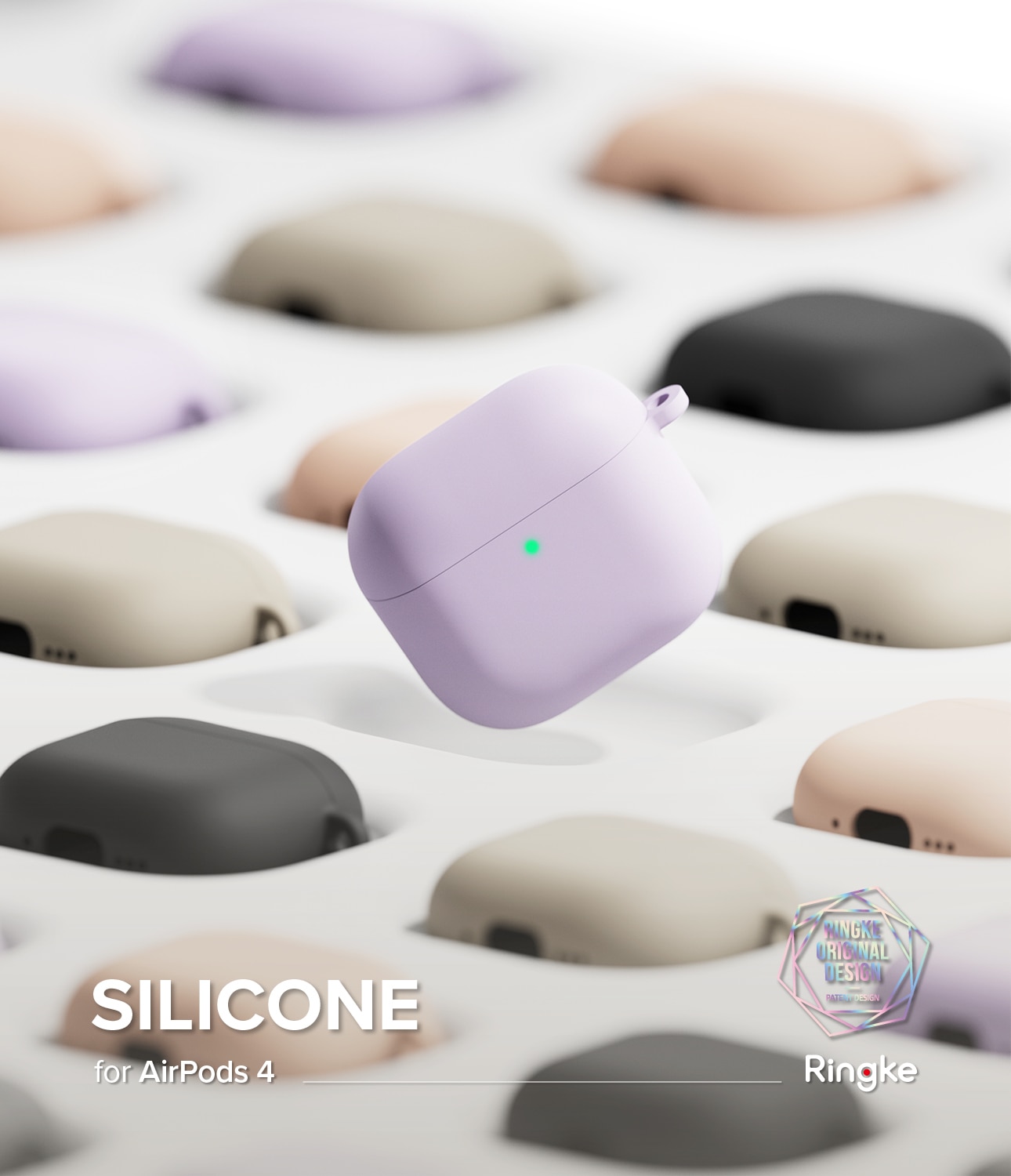 Silicone Hoesje Apple AirPods 4 Pink Sand