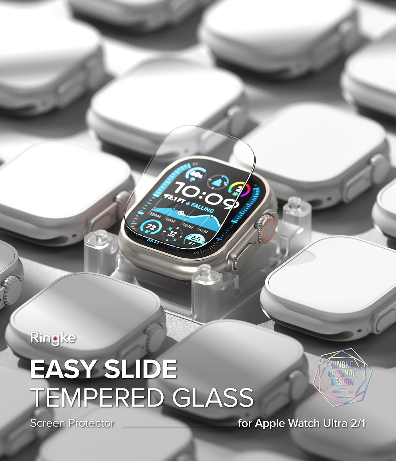 Easy Slide Glass (2-pack) Apple Watch Ultra 49mm 1st Gen