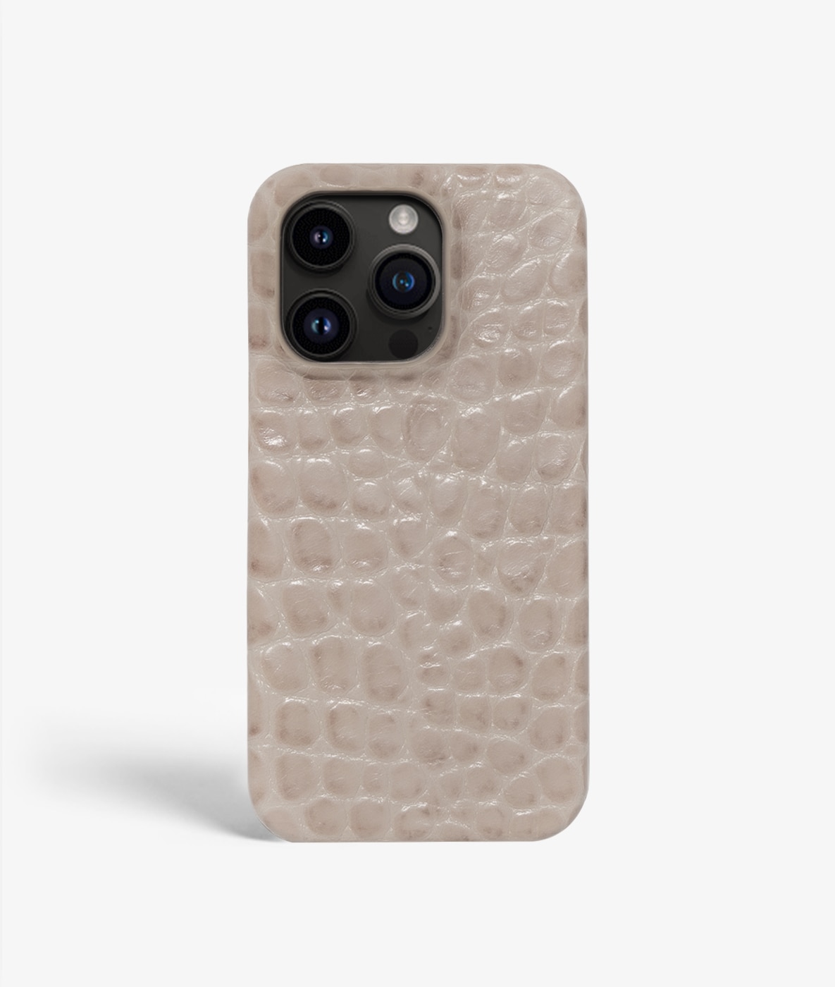 Hoesje iPhone 14 Pro Small Croco Grijs