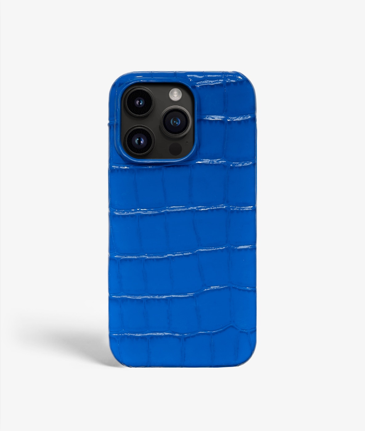 Hoesje iPhone 14 Pro Croco Blue