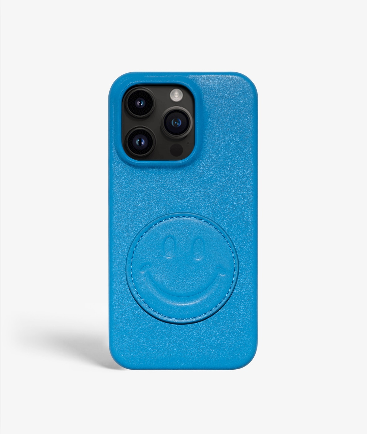 Hoesje iPhone 14 Pro Smiley Blue