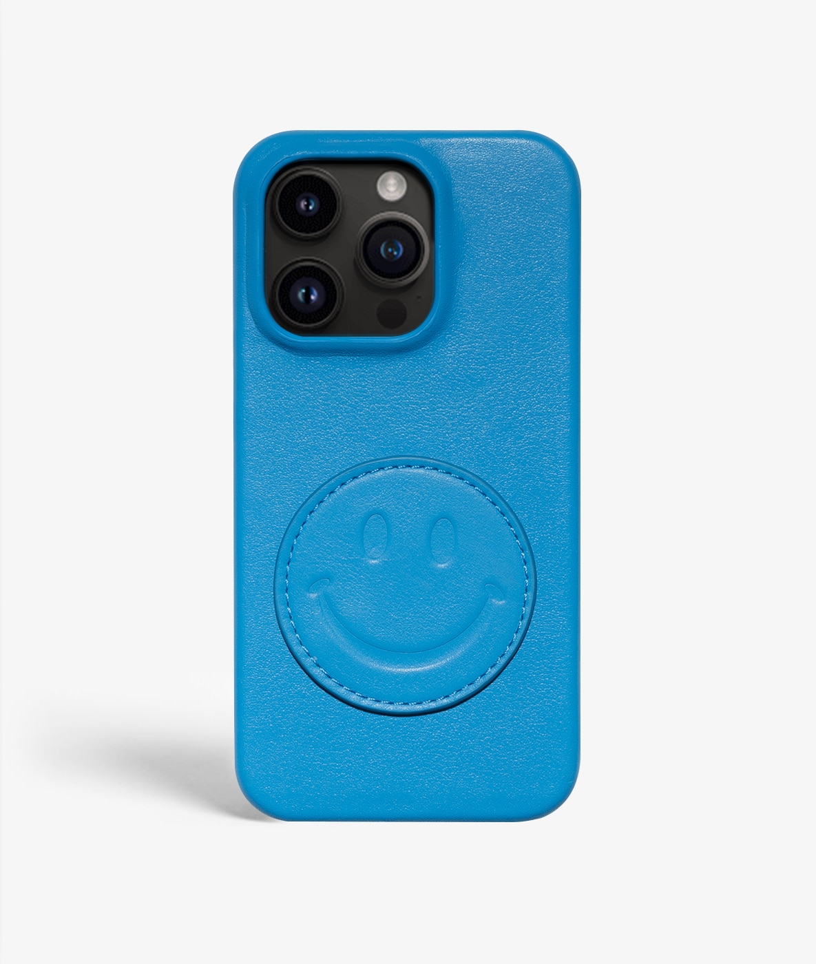 Hoesje iPhone 14 Pro Max Smiley Blue