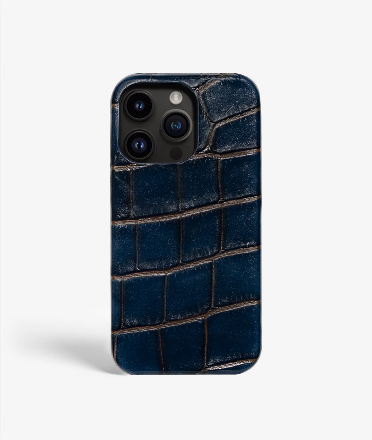 Hoesje iPhone 13 Pro Croco Blauw