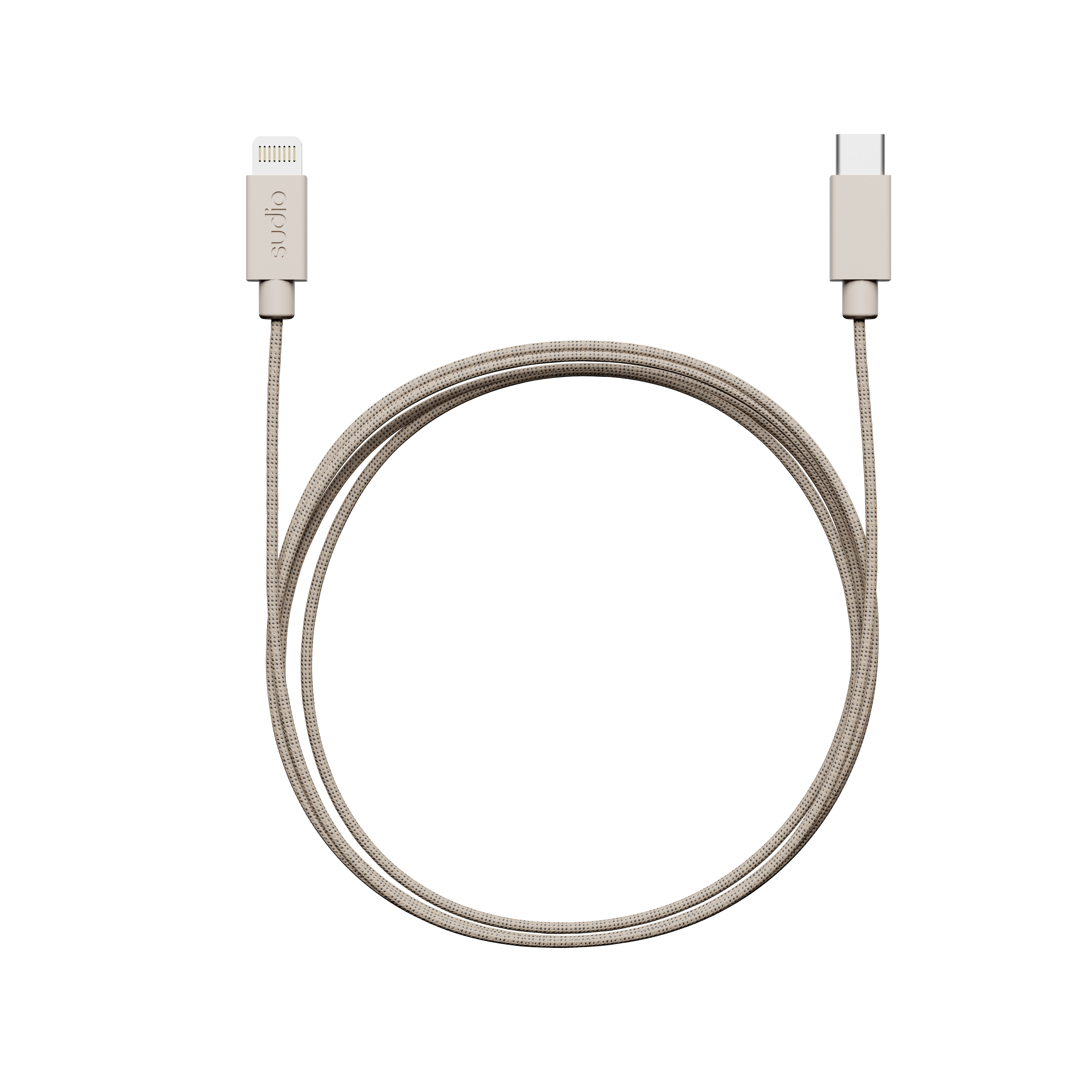 C1-L Oplaadkabel USB-C naar Lightning 1.8 m Sand