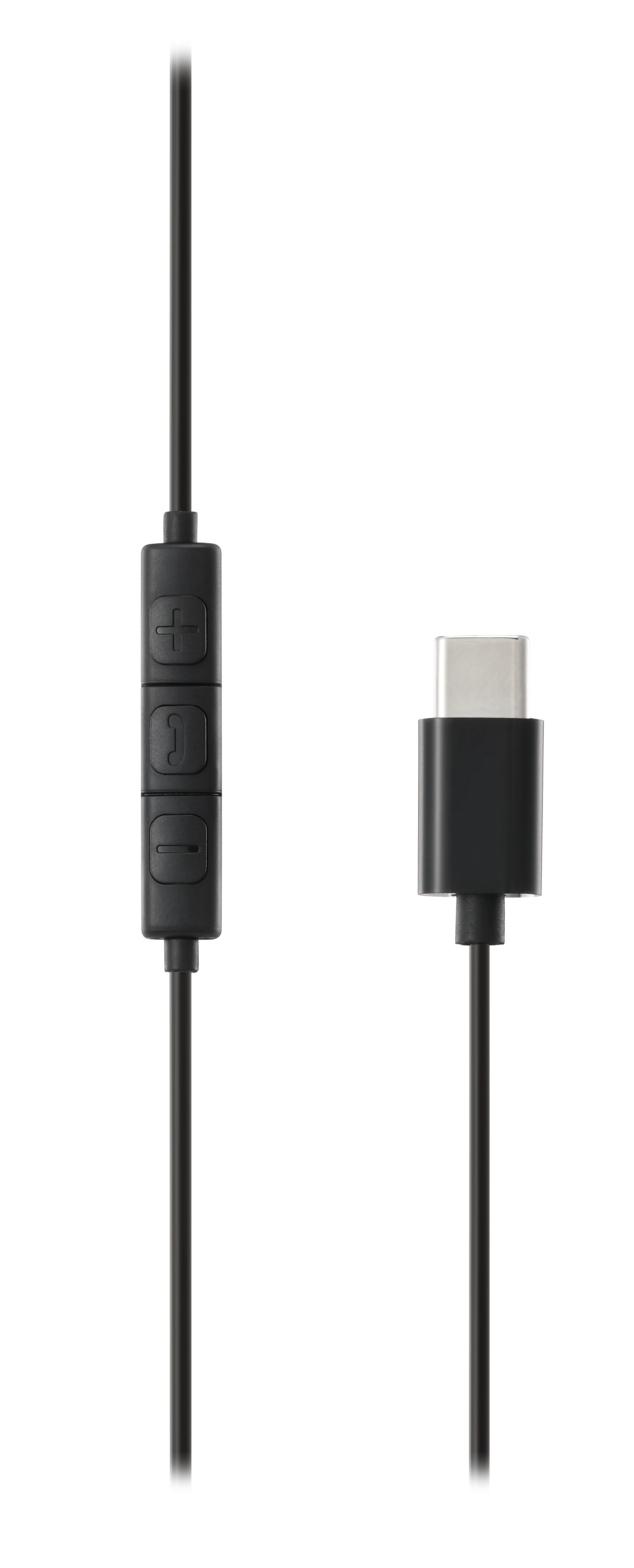 Semi-in-ear hoofdtelefoon USB-C zwart