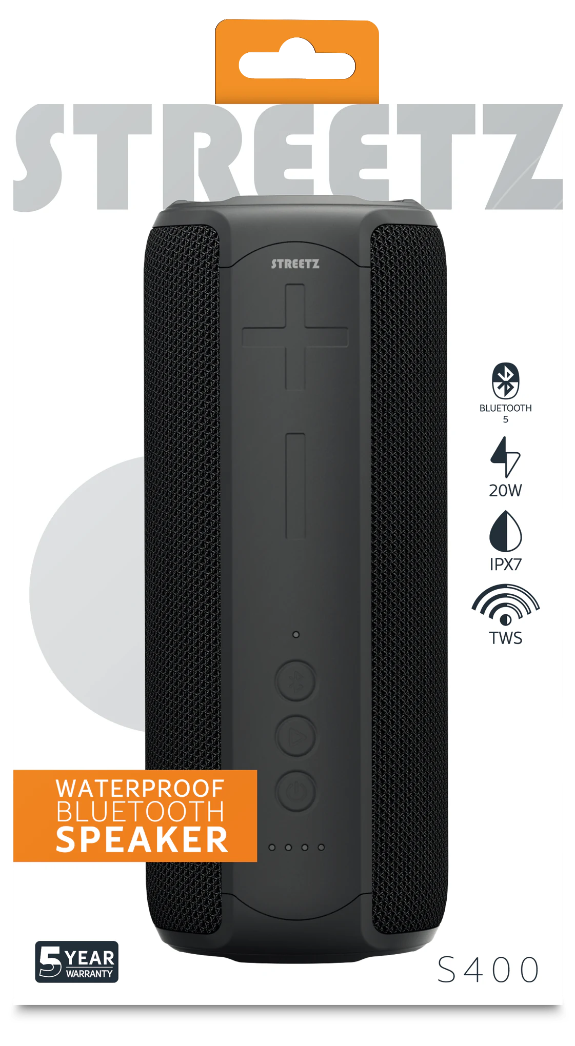 Waterdichte Bluetooth-luidspreker zwart