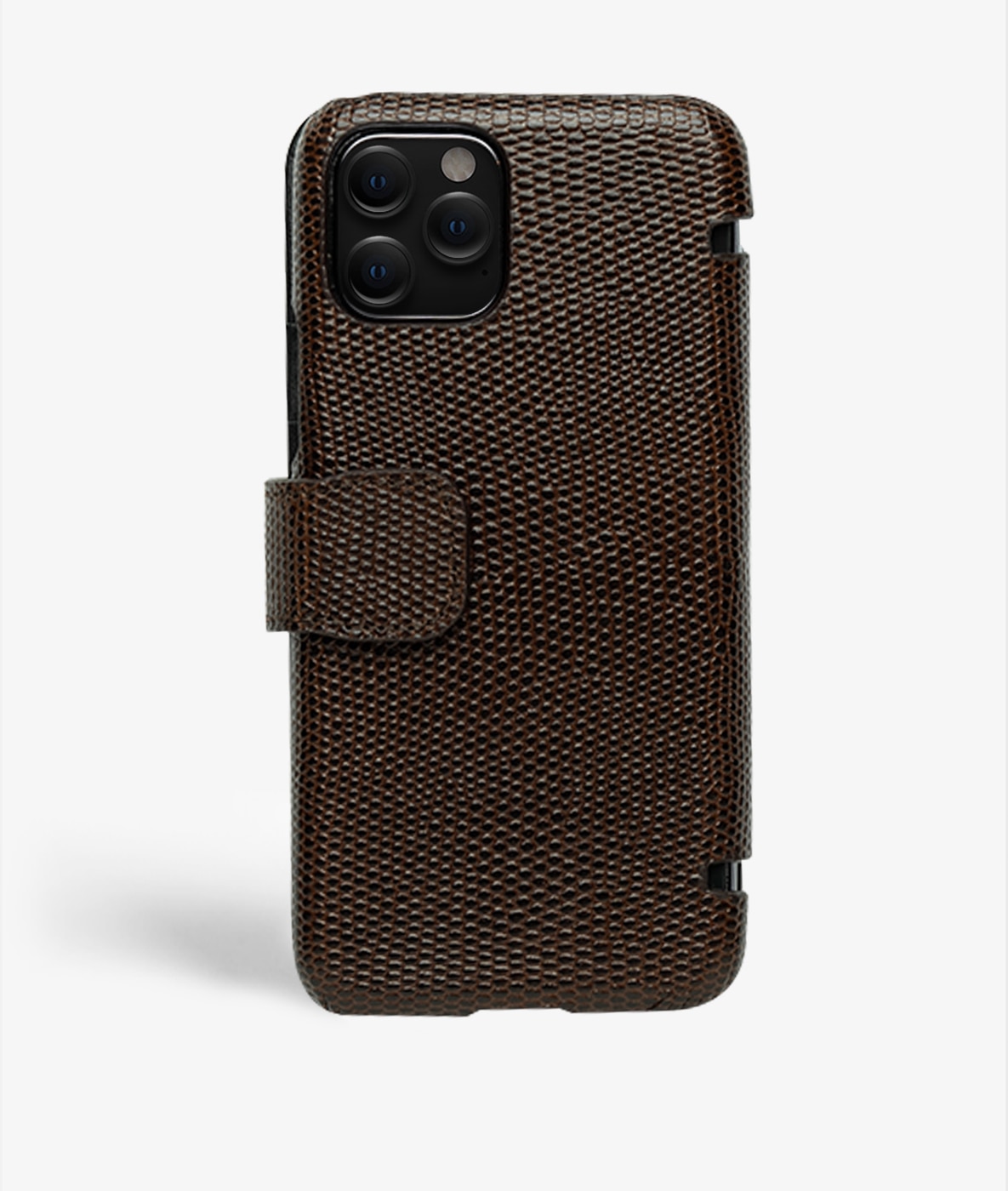 Bookcover hoesje iPhone 11 Pro Lizard Brown