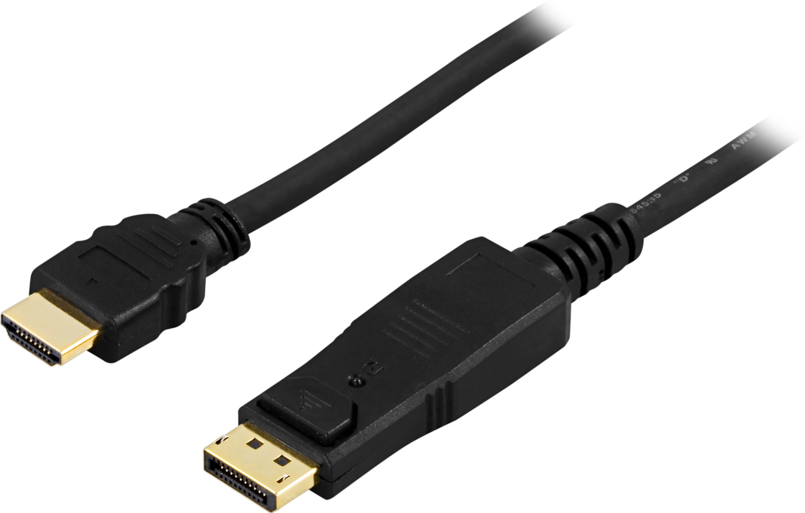 DisplayPort naar HDMI-kabel 2m zwart