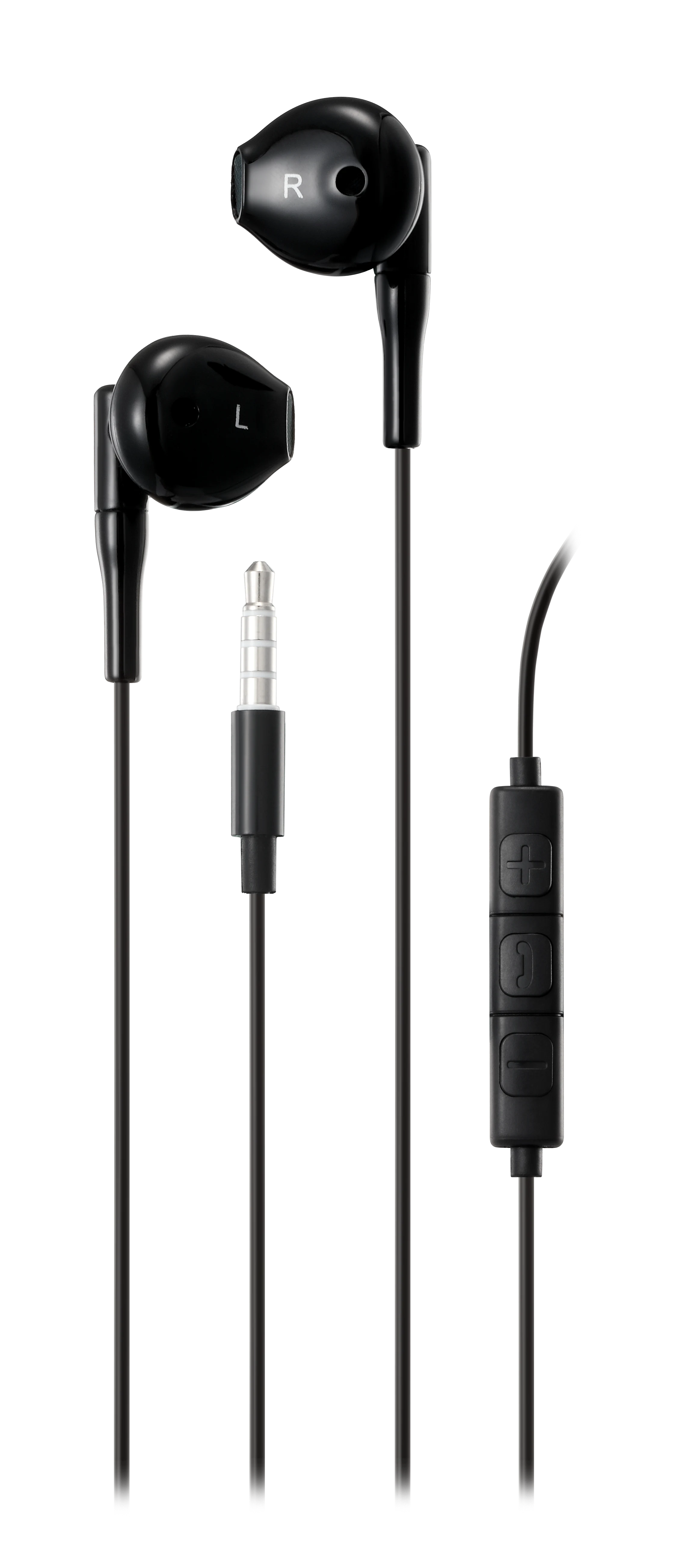 Semi-in-ear hoofdtelefoon 3.5mm zwart