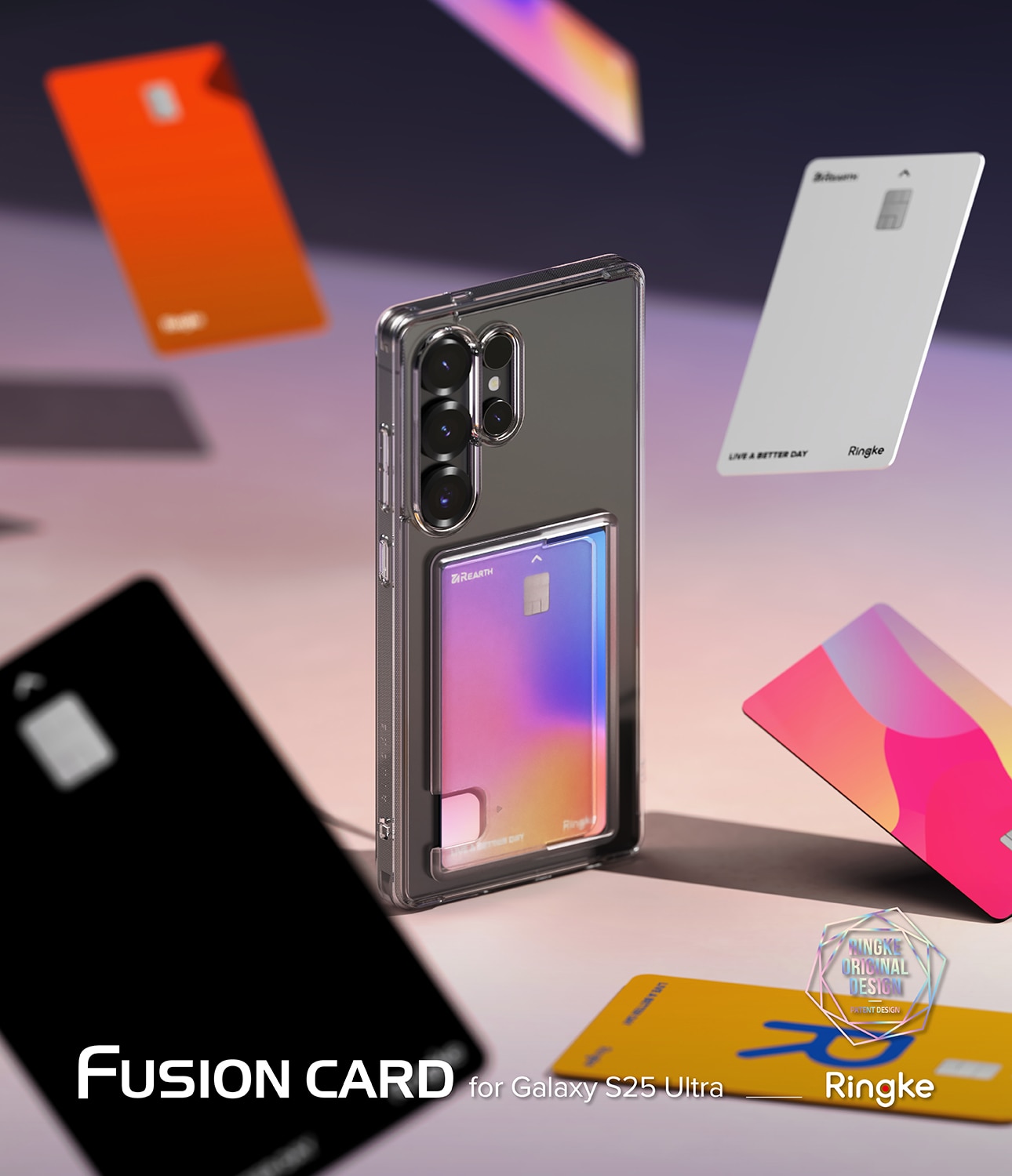 Fusion Card Case Samsung Galaxy S25 Ultra Clear