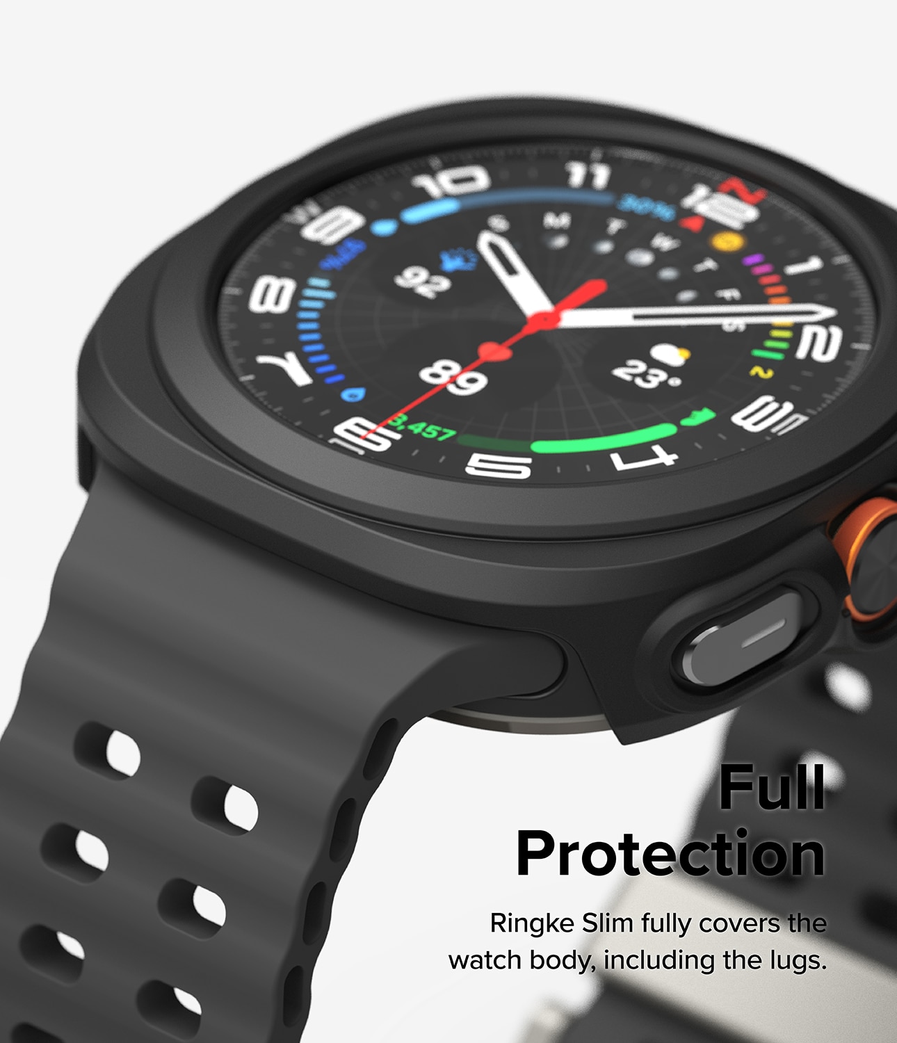 Slim Case+Glass Combo Samsung Galaxy Watch Ultra 47mm Matte Black