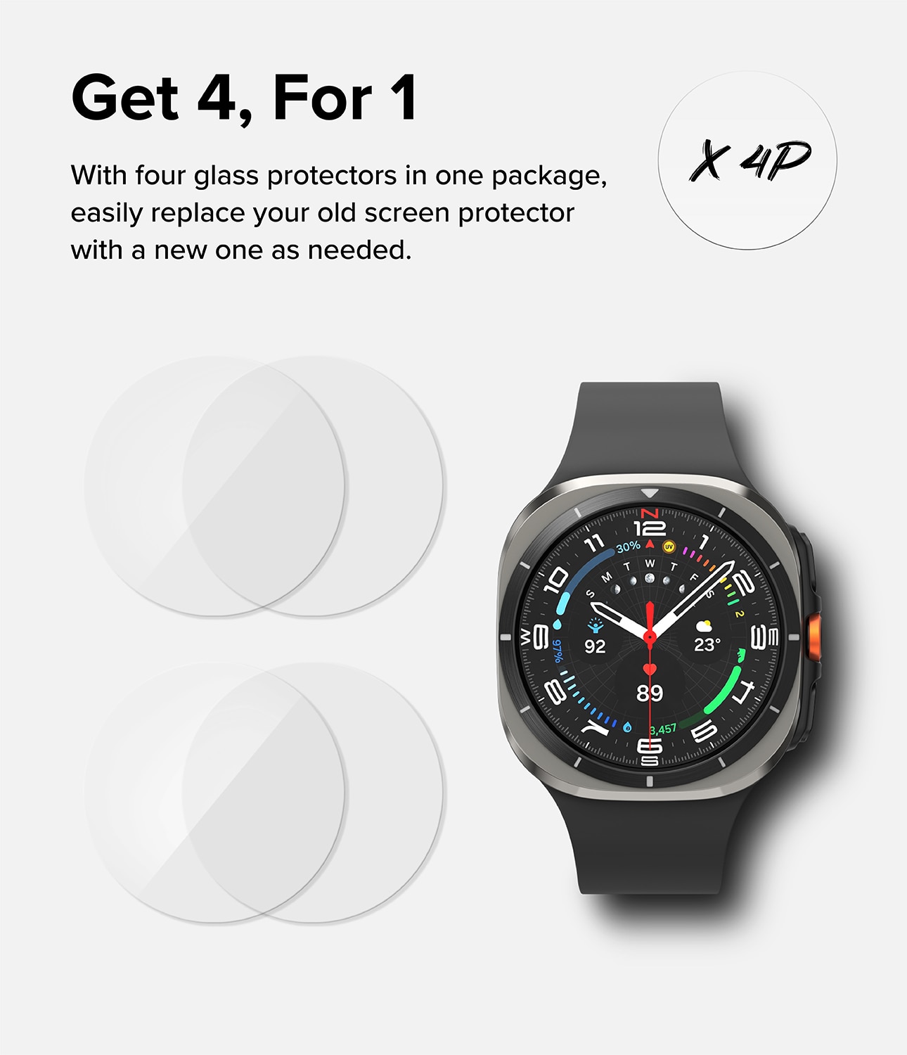 Screen protector galaxy watch sale