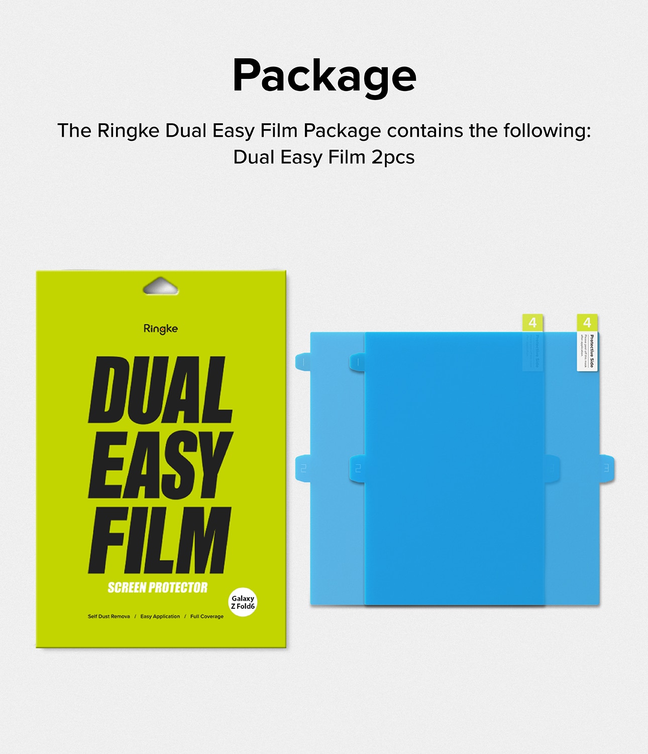 Dual Easy Screen Protector (2-pack) Samsung Galaxy Z Fold 6