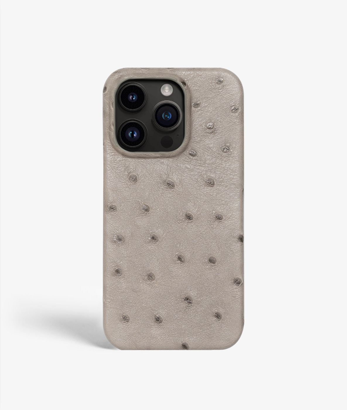 Hoesje iPhone 13 Pro Max Ostrich Grey