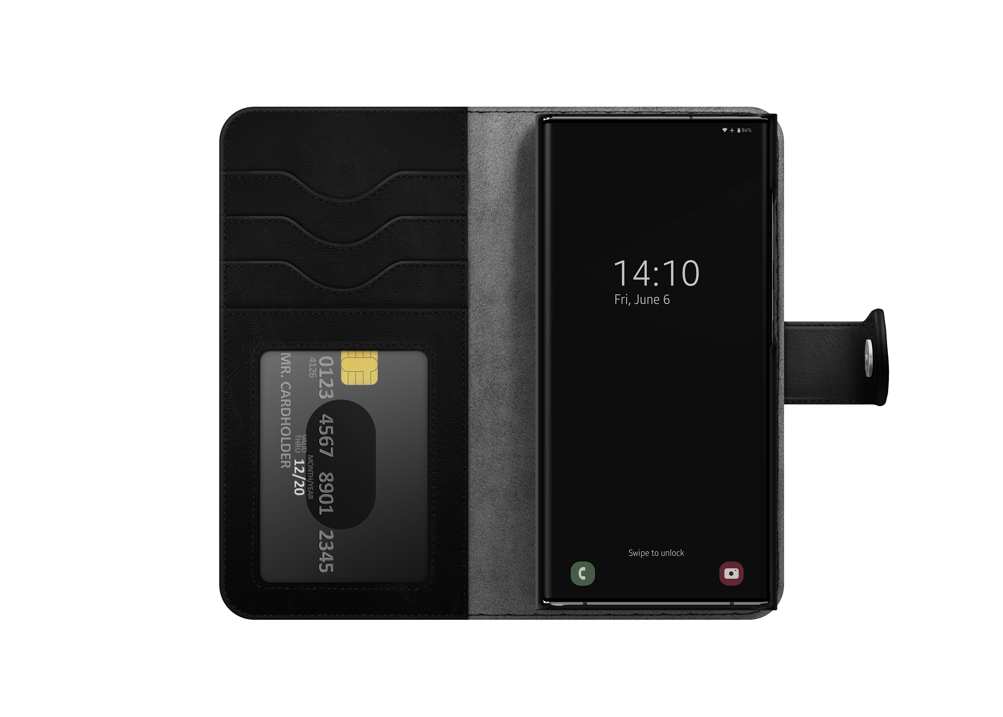 Magnet Wallet+ Samsung Galaxy S24 Ultra Zwart