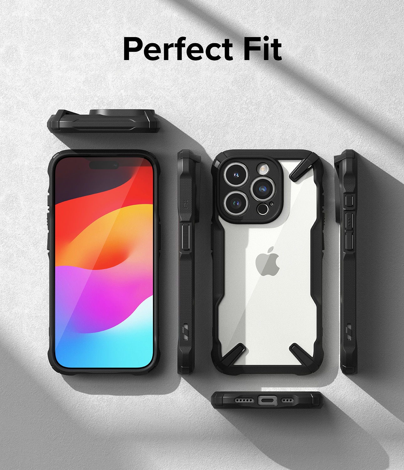 Fusion X Case iPhone 15 Pro zwart