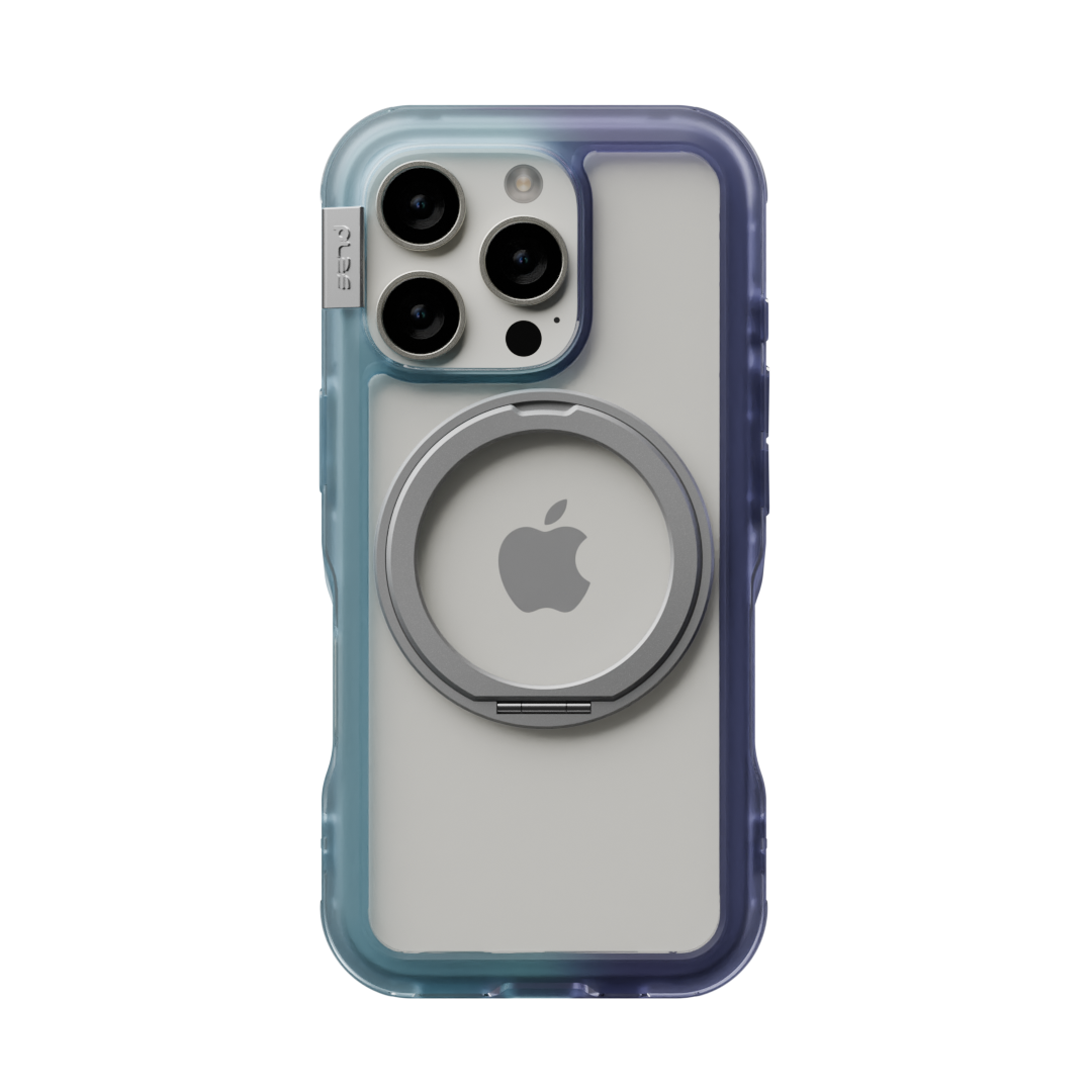 Arche MagSafe Standaard Hoesje iPhone 16 Pro Blue/Future Dusk