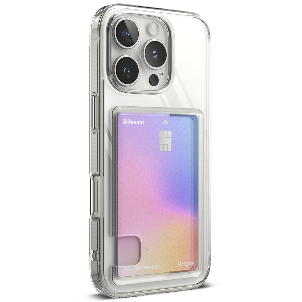 Fusion Card Case iPhone 16 Pro Clear