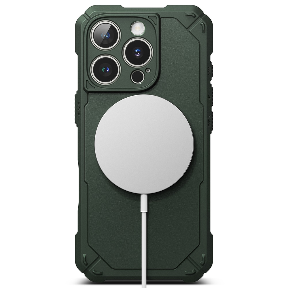 Rugged Gear Magnetic Case iPhone 16 Pro Dark Green