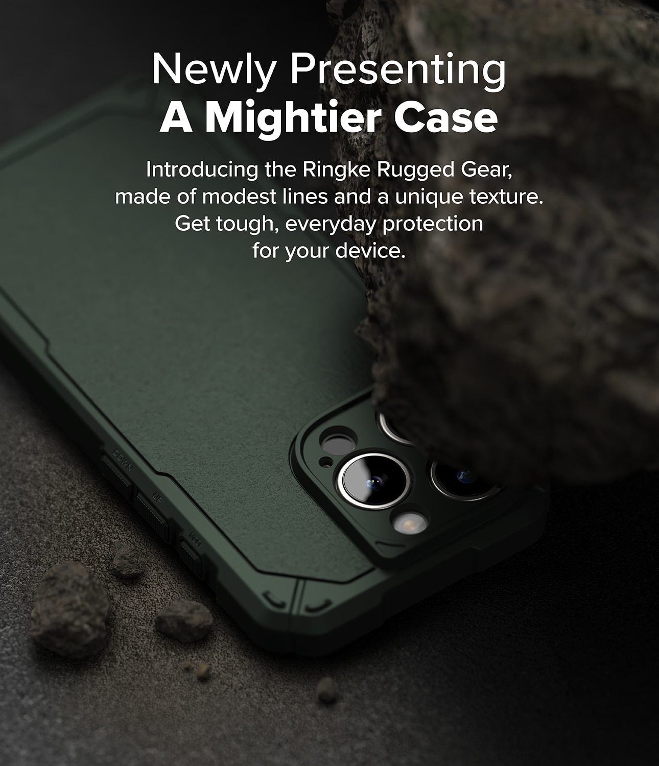 Rugged Gear Magnetic Case iPhone 16 Pro Dark Green