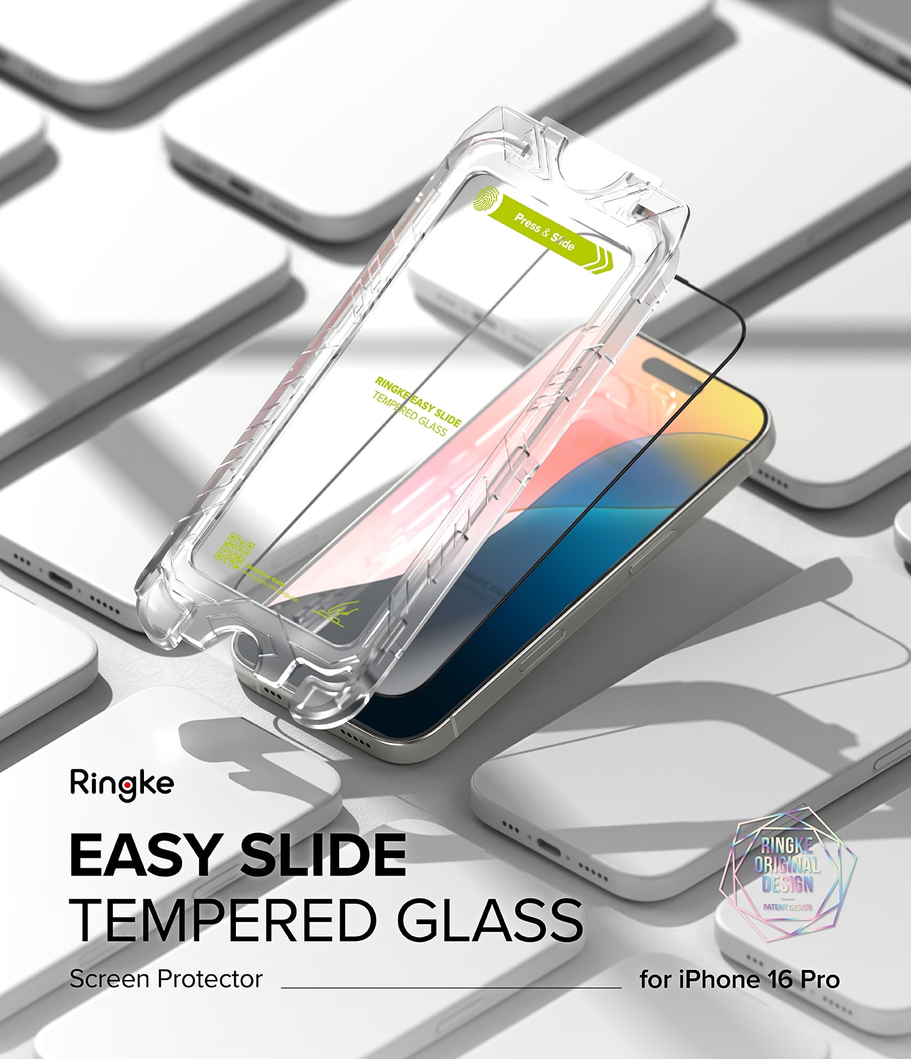 Easy Slide Glass (2-pack) iPhone 16 Pro